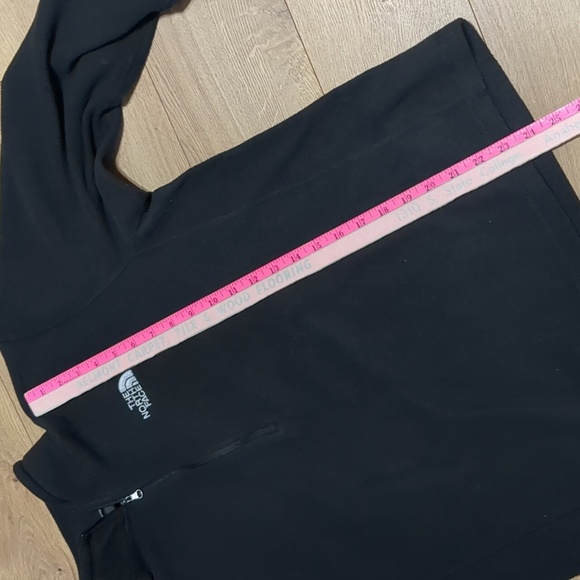 Men's North Face 1/4 Quarter Zip Gridded Fleece Pullover Sweater Top Size Medium - Picture 4 of 6